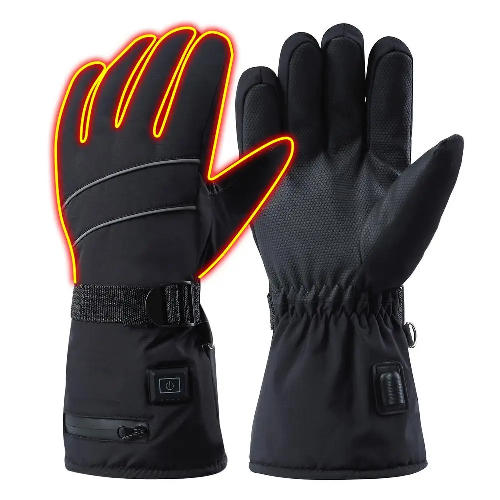 

US/EU Heated Gloves Winter Glove Hand Warmer For Outdoor Sports Camping Fishing Hunting Running Warm 8.4V 2600mAH Heating Gloves