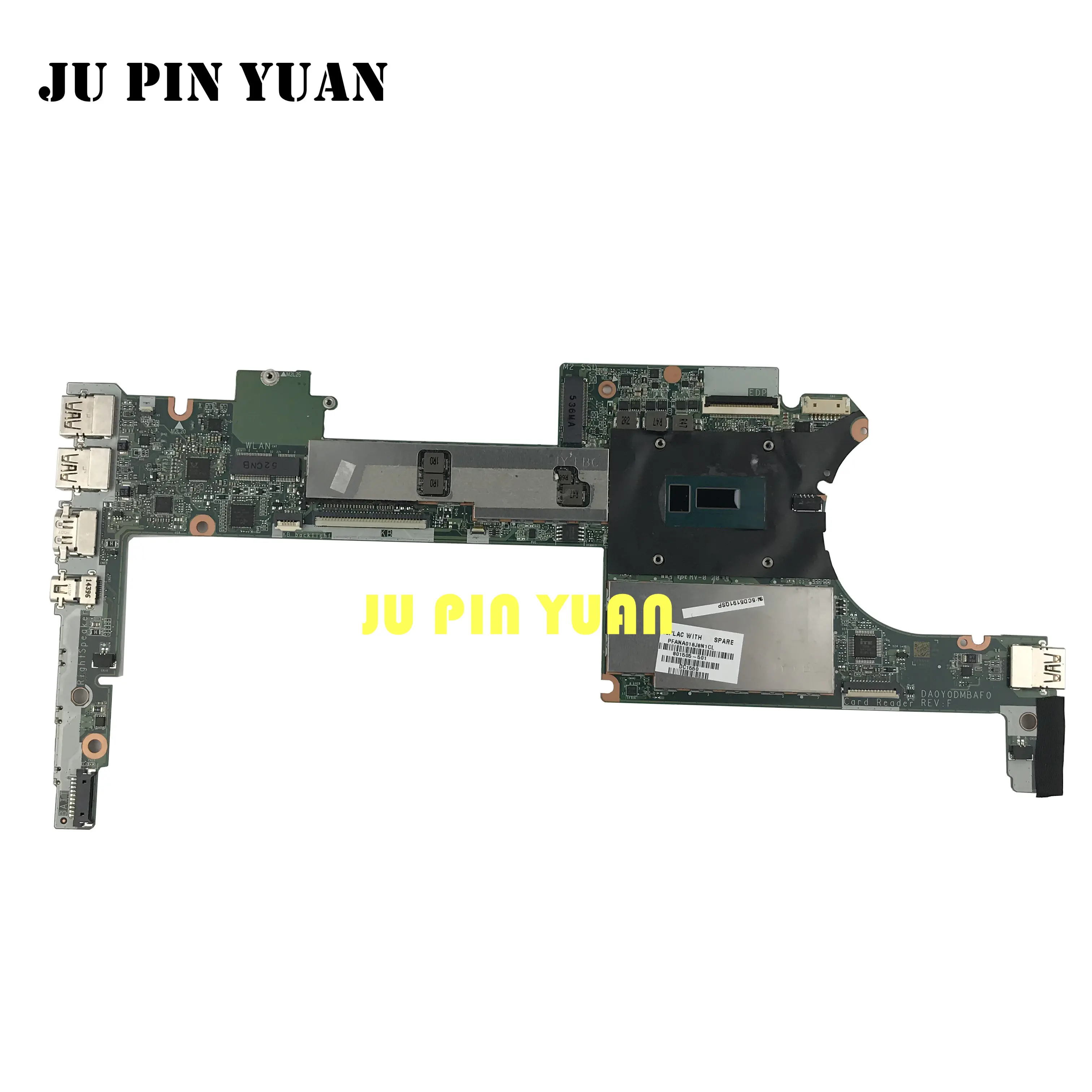 

Материнская плата для ноутбука HP X360 G1 13-4000 801505-601 801505-501 801505-001 W/ i7-5500U CPU 8GB RAM DA0Y0DMBAF0 MB 100%, протестированная работа
