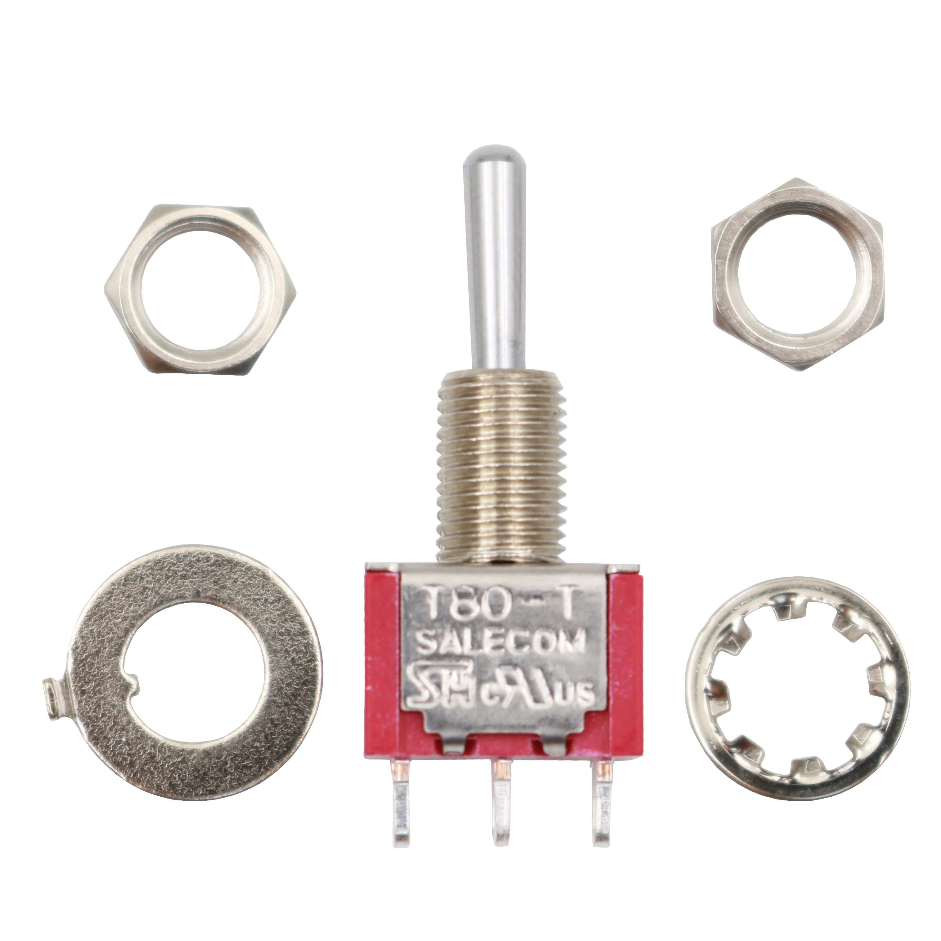 5 шт. SH T8014B SPDT ВКЛ-ВЫКЛ-мама односторонний мгновенный 3Pin односторонний сброс Мини тумблер
