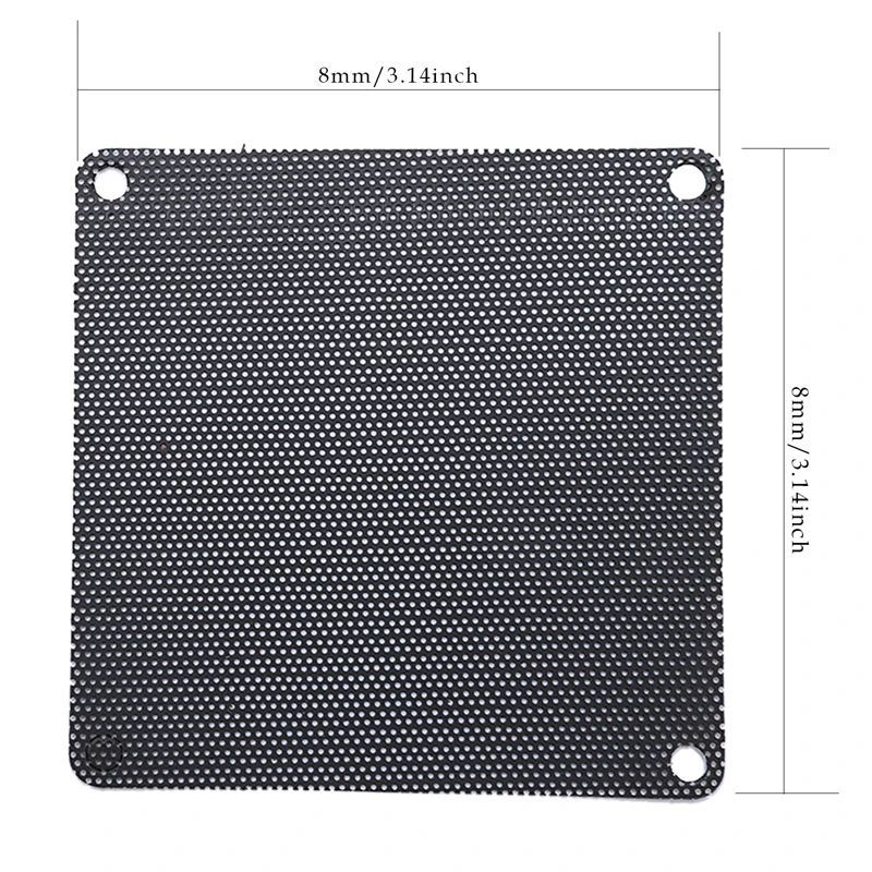 

6pcs Computer Mesh PVC PC Case Fan Cooler Dust Filter Case Dustproof Cover Chassis dust cover