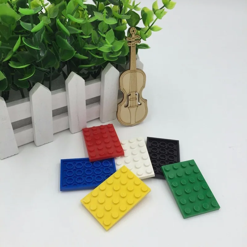 25 шт. DIY креативные 4X6 строительные блоки Базовая пластина совместимая с Lego Размер
