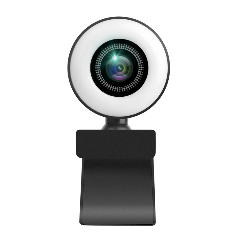 

Микрофоны для веб-камеры 4K, видеокамера Full HD для ПК, USB разъем, широкоугольный 1080P, подключи и работай, эффект красоты, заполнясветильник