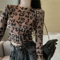 autumn and winter new women s clothing round neck bottoming long sleeve t shirt