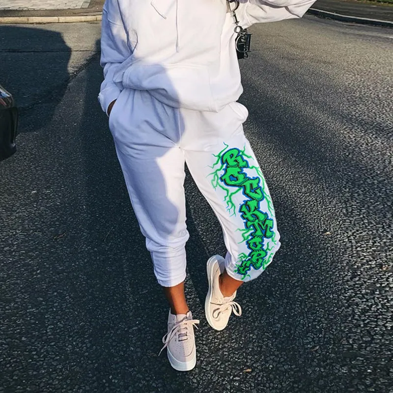 

women's joggers cotton harem pants with print Elastic waist Autumn Winter 2020 Women's Trousers Gothic Harajuku Pants