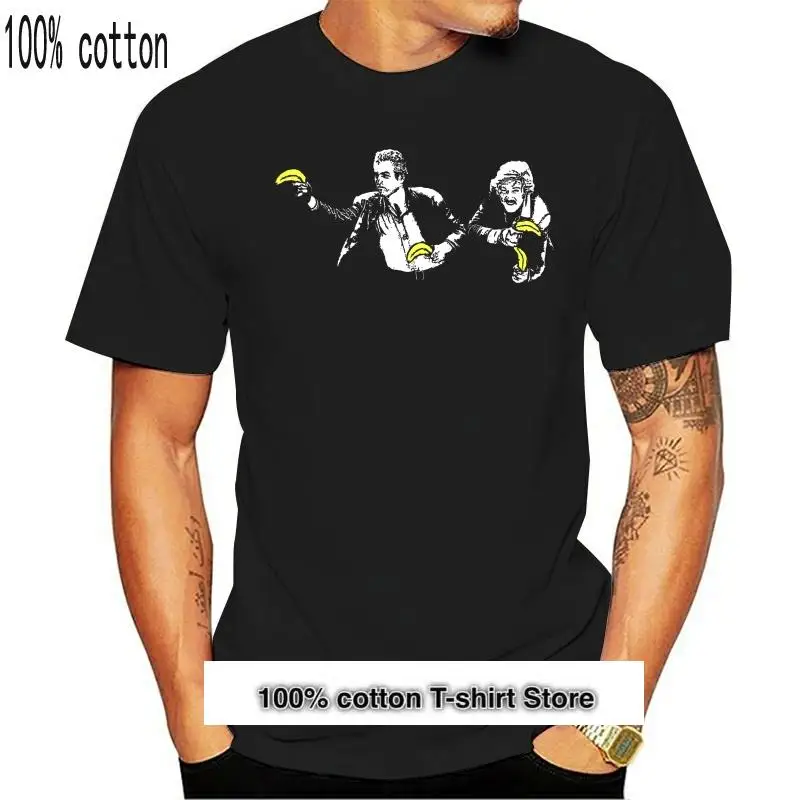 

Camiseta de The Banksy de Butch, ropa de arte callejero de фильм de culto, бананы, Gunfight