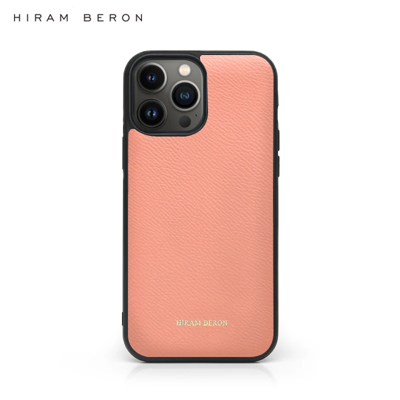 Hiram Beron Monogram Pink Card Holder Case and Mobile Cover for Apple Iphone  14 13 12 11 Pro Max Gift for Lady Birthday