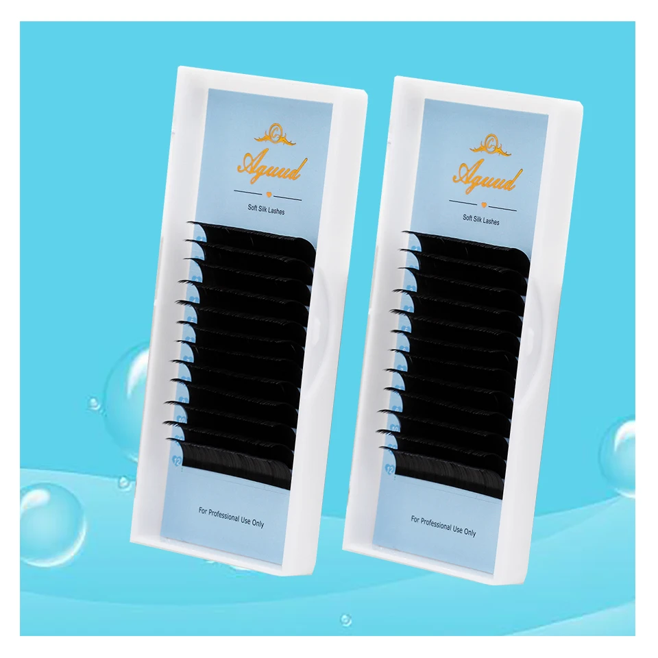 

AGUUD Individual Eyelash Extension Faux Mink Classic Lashes Professional Material Russian Volume Eyelash Extension Private Label