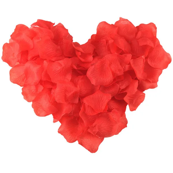 100 шт. искусственные шелковые розы цветочные лепестки листья для вечеринок