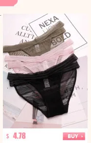 Sexy Women Lace Ultra-thin Mesh Clothing Temptation Teasing Low Waist Porno Erotic Underwear Thongs Adult Sex Shop H5