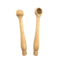 kitchen spoon salt spoon solid wood scoop utensils wood gadget small powder spoon round head molding handle