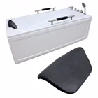 Подушка для ванны спа ПУ подголовник для ванны, водонепроницаемая подушка для ванны 265*150*60 мм, черная подушка для ванны для поддержки головы шеи.