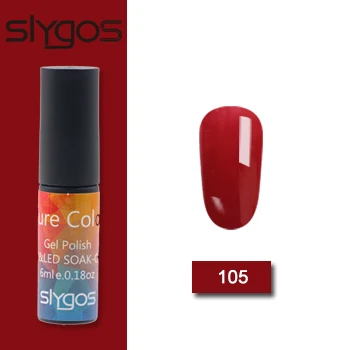 105 SLYGOS 6 мл УФ-гель для ногтей Топ УФ Led гель Осенняя Серия Тыква трава зеленый шоколад цвет Лак удаляющийся замачиванием гель лак - Цвет: 105