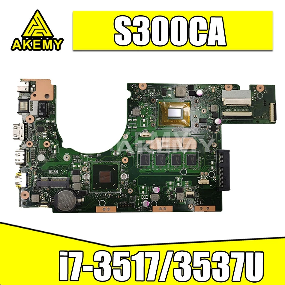 

Новая материнская плата S300CA для Asus S300CA S300C материнская плата для ноутбука S300CA материнская плата i7-3517/3537U REV2.0 4G RAM новая материнская плата