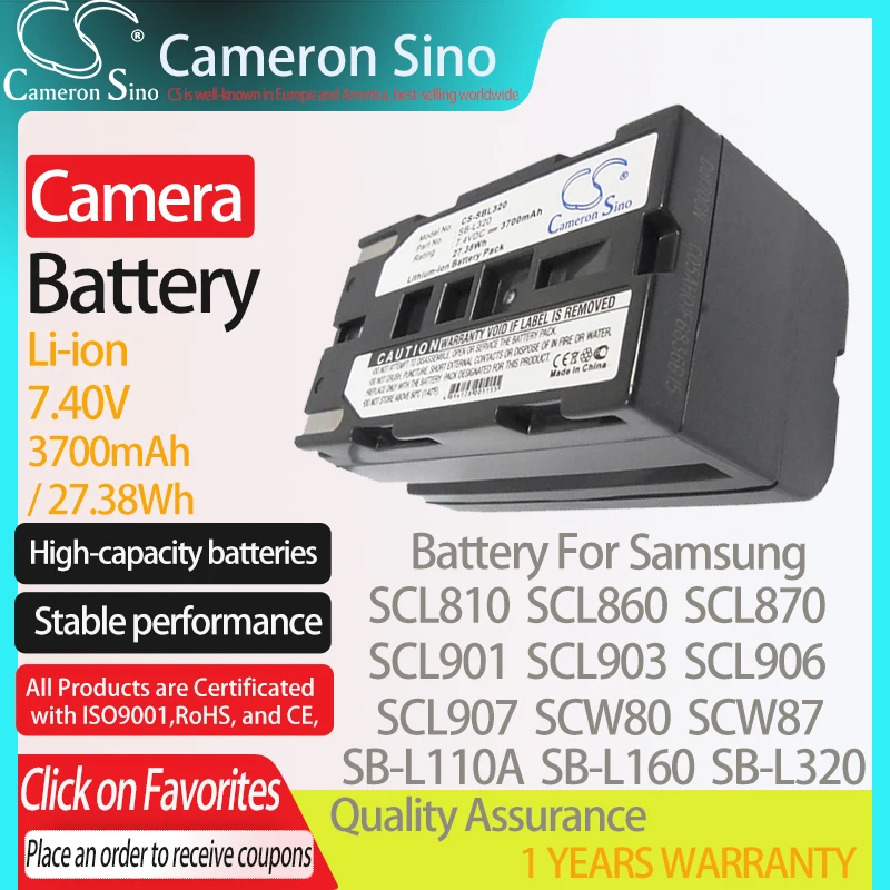 Аккумулятор CameronSino для Samsung SCL810 SCL860 SCL870 SCL901 SCL903 SCL906 SCL907 SCW80 SCW87 подходит