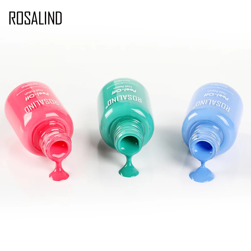 ROSALIND Модный лак для ногтей Быстросохнущий гель 18 цветов дополнительно DIY Набор