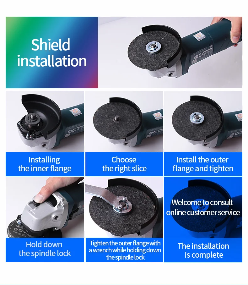 Bosch GWS серии угловая шлифовальная машина металла шлифованные для резки машина обновление Новое приспособление для полировки металла