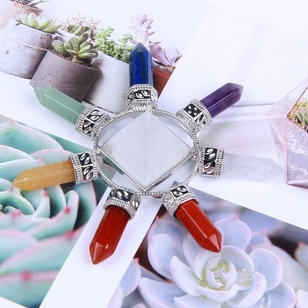 Фотоэлемент 7 чакр чистый камень фотоэлемент генератор 1 шт. | Дом и сад