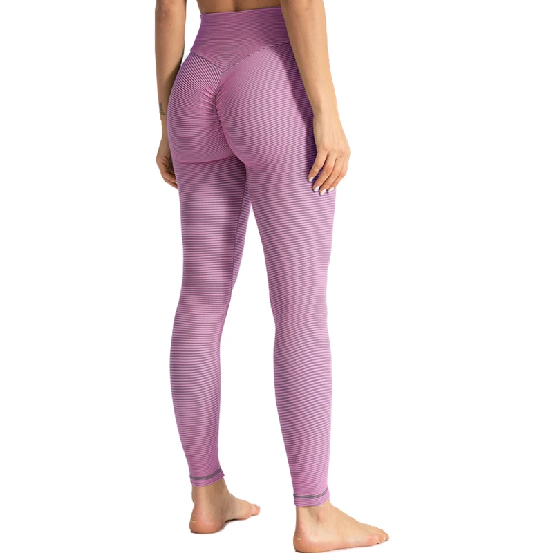 Бесшовные Леггинсы вязаные влагопоглощающие женские спортивные тренировка Бег