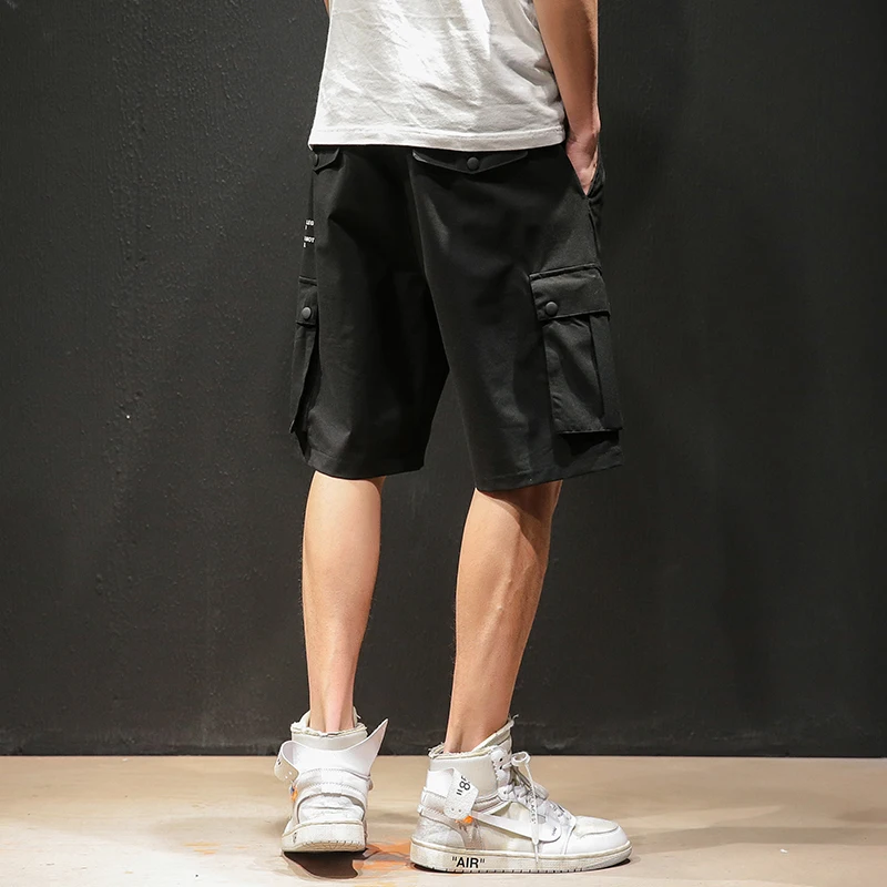 Шорты мужские повседневные с карманами уличная одежда винтажные джоггеры