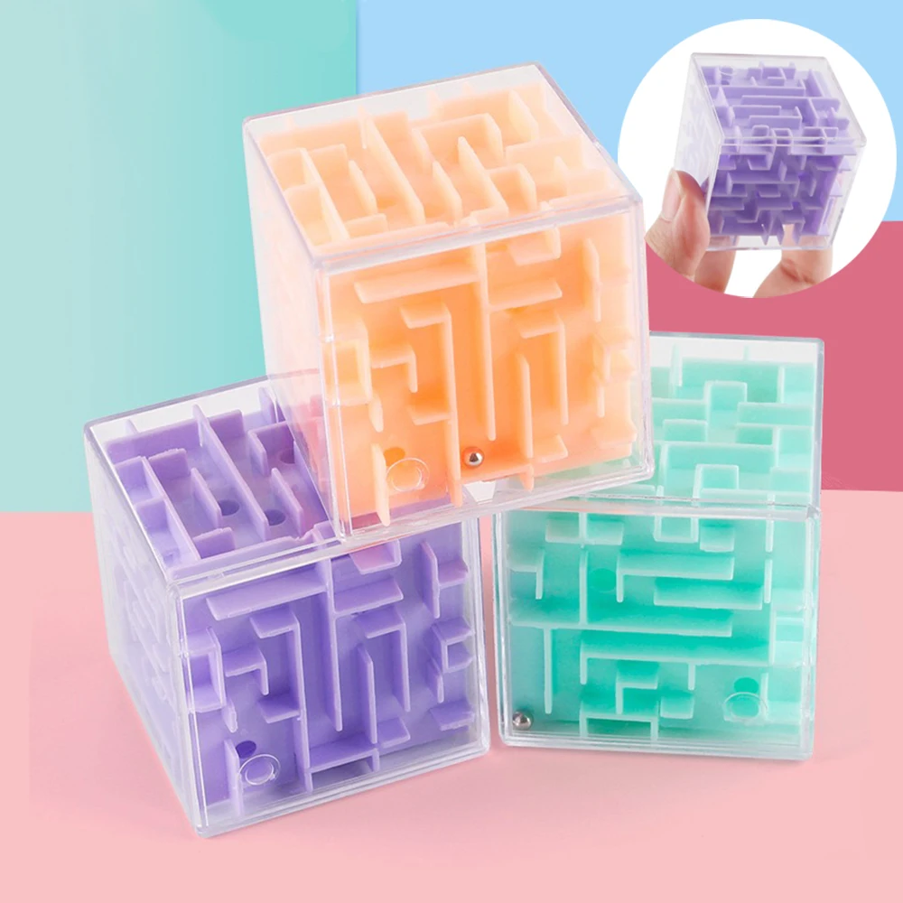 Антистресс креативная Головоломка Куб лабиринт Игрушка Лабиринт Сфера баланс