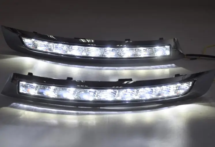 затемнения и Водонепроницаемый стиль 12В СИД автомобильное DRL дневные ходовые