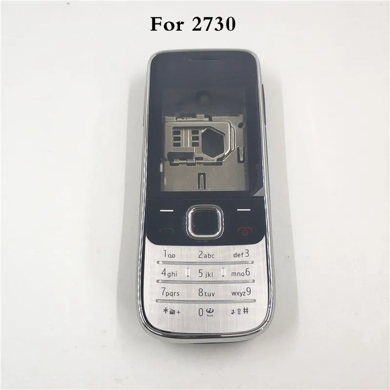 Новый Полный Корпус для Nokia 2730C 2730 Рамка передней панели + задняя крышка