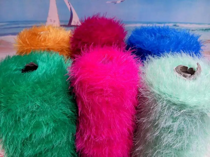 300 г хлопчатобумажная пряжа для вязания крючком ручная нитка из меха белки