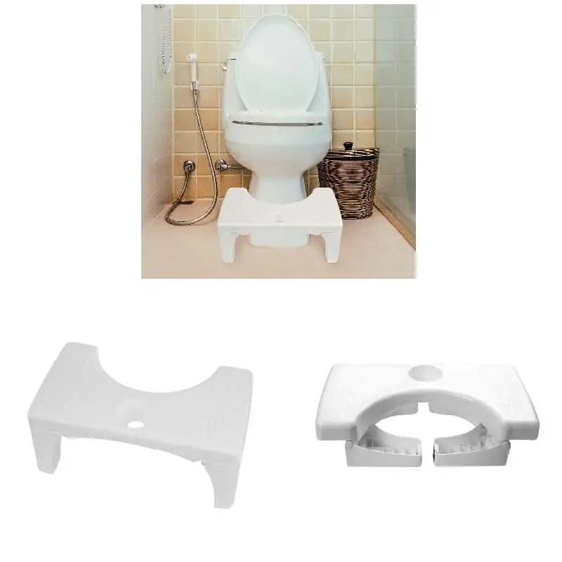 

Foldable Footstool Toilet Squatting Kid Stool Portable Step for Home Bathroom can CSV