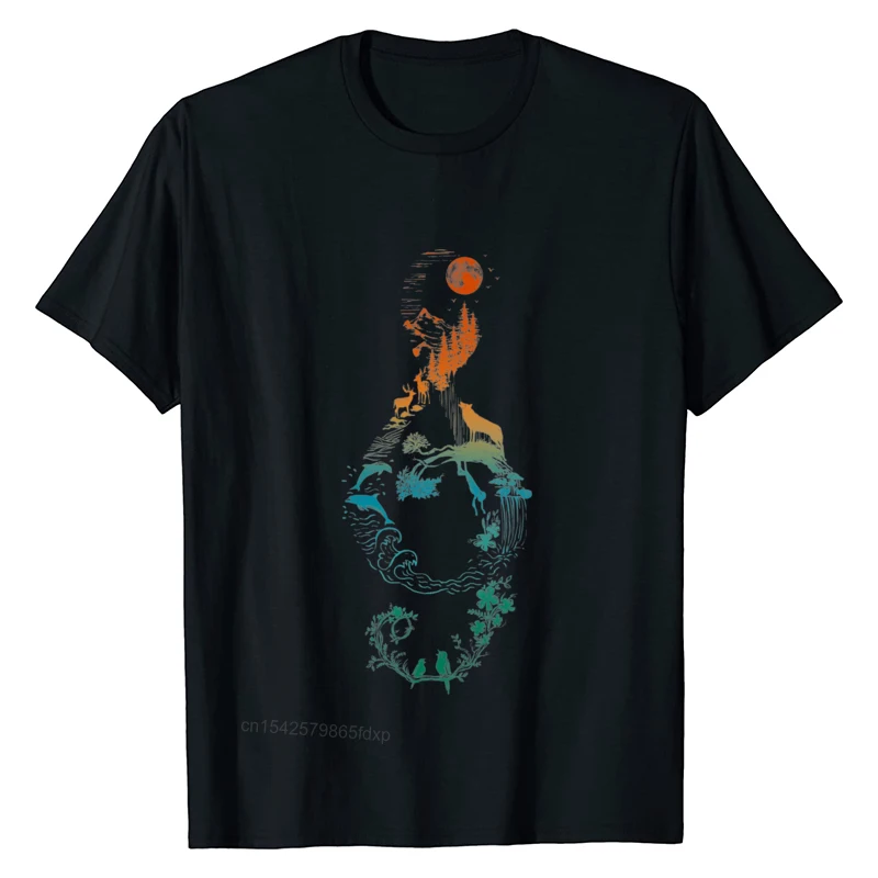 

Punk T-Shirts SOUND OF NATURE T Shirts Hot Sale Men/Women Custom Men's T-Shirt Plus Size Summer T-Shirt For Male Harajuku