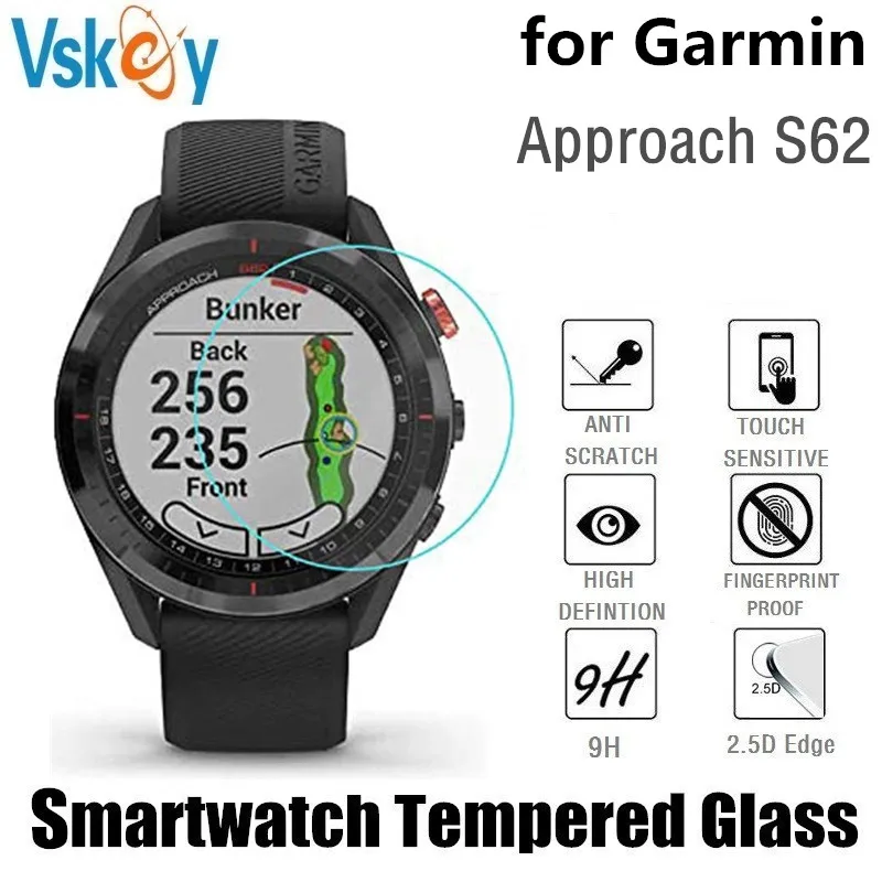 10 шт. закаленное стекло для защиты экрана Garmin touchs62 защита смарт часов устойчивая