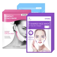 46pc v shape face mask slimming mask face line remover wrinkle double chin reduce face lifting mask lift bandage skin care tool