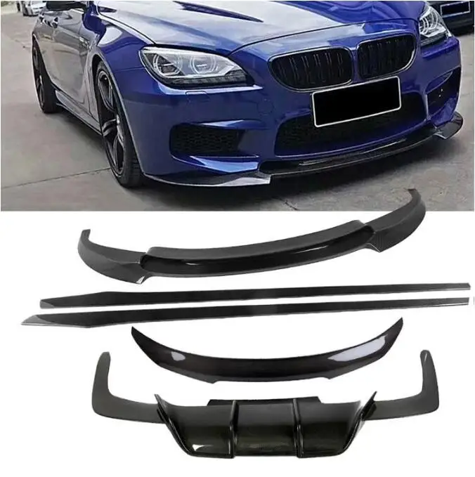 Губа переднего бампера + задний спойлер крышка диффузора багажника Боковая юбка