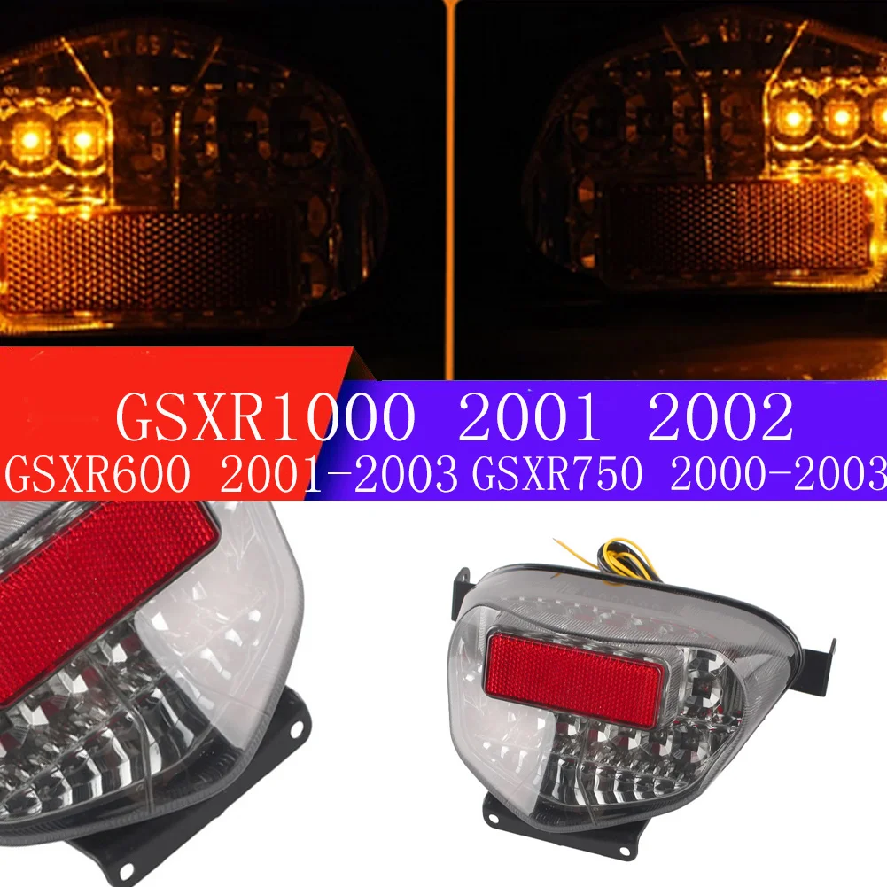 

Для Suzuki GSXR1000 2001-02 GSXR 600/750 2001-2003 мотоциклетные светодиодные фонари задние индикаторы задний фонарь указатель поворота