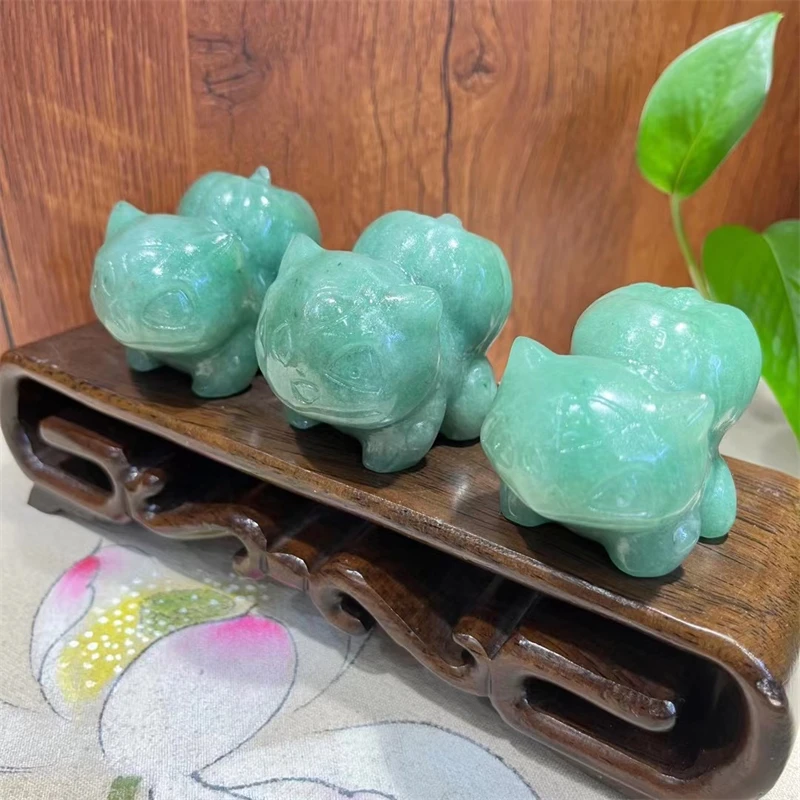 

1PC Natural Green Aventurine Jade Wonderful Frog Seeds Statue Quartz Crystal Hand Carved Reiki Healing Home Decoration Gifts