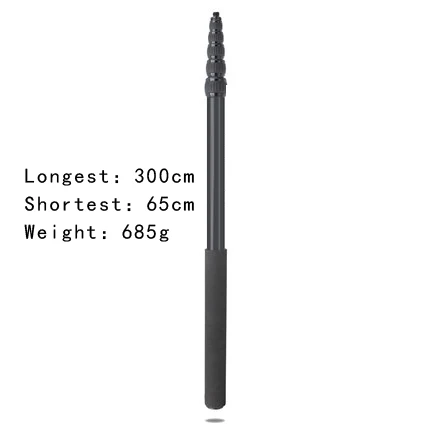 65-300 см удлинитель Поддержка стержень вспышка для фотоаппарата Speedlite Stick Photo Studio микрофон Rode Boom Pole ручной захват 3/8 5/8