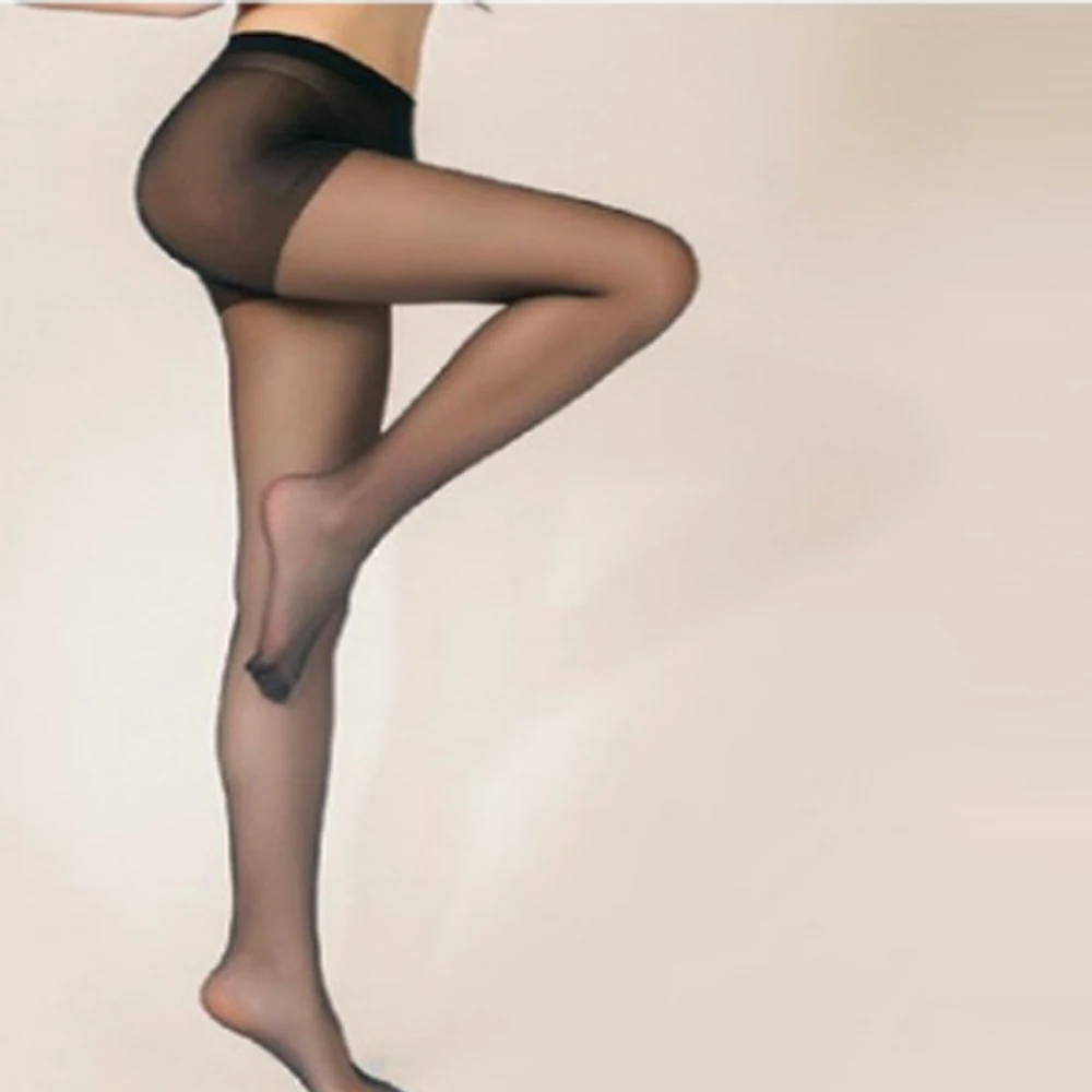 

Plus Size tights women's high waist sunscreen pantyhose T crotch elastic all-match comfortable slim sexy female stockings