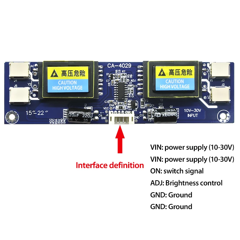 Avt4029 новый ПК МОНИТОР CCFL 10V-28V Lcd 4 лампы Универсальный ЖК-инвертор | Электронные