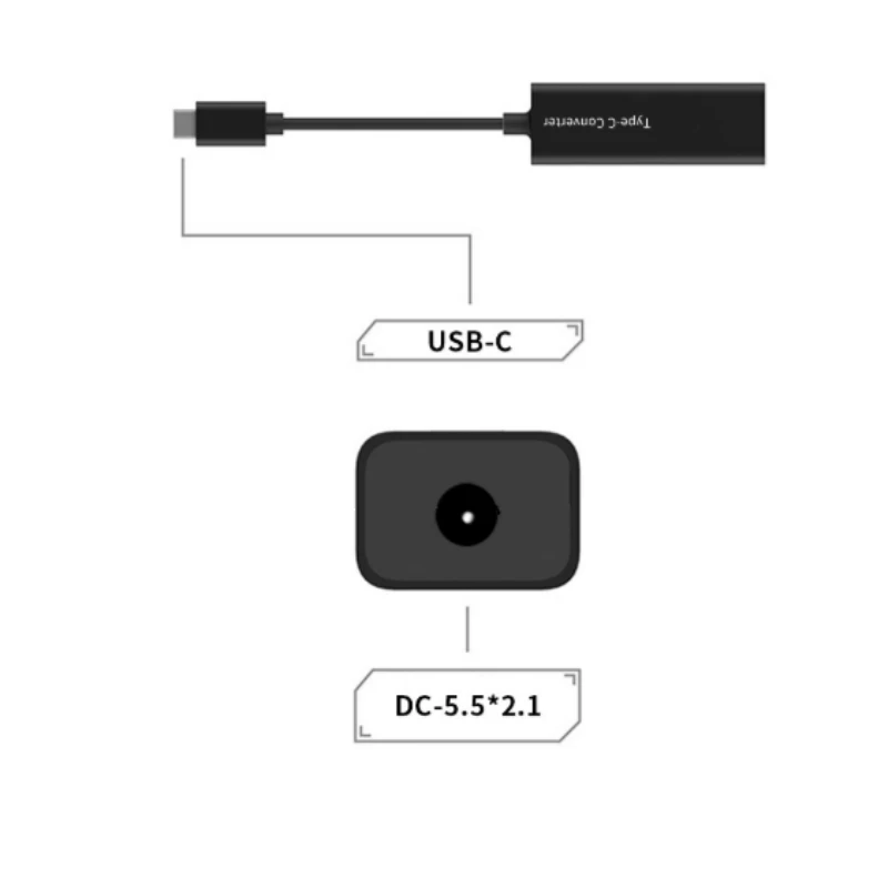 Универсальный Переходник USB Type-C 65 Вт штекер постоянного тока разъем адаптера C