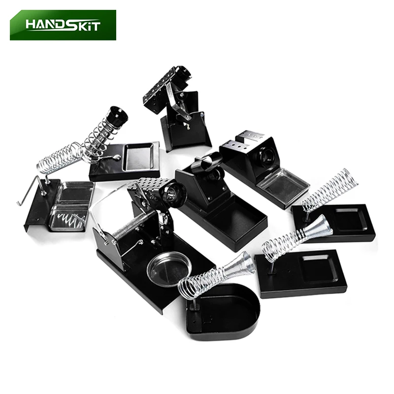 

Portable Soldering Station Handle Bracket Stainless Steel Bakelite Solder Iron Holder Universal Solder Iron Bracket