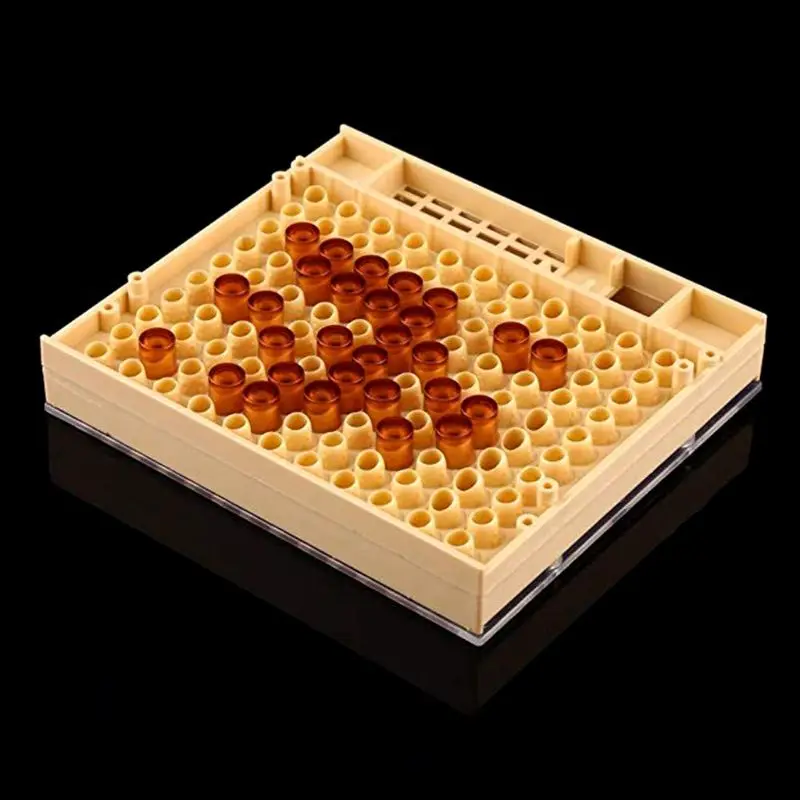 

Beekeeping Bee Queen Rearing Cell Box Plastic Honeycombs Bee Cage Isolation Apiculture Equipment 34YF