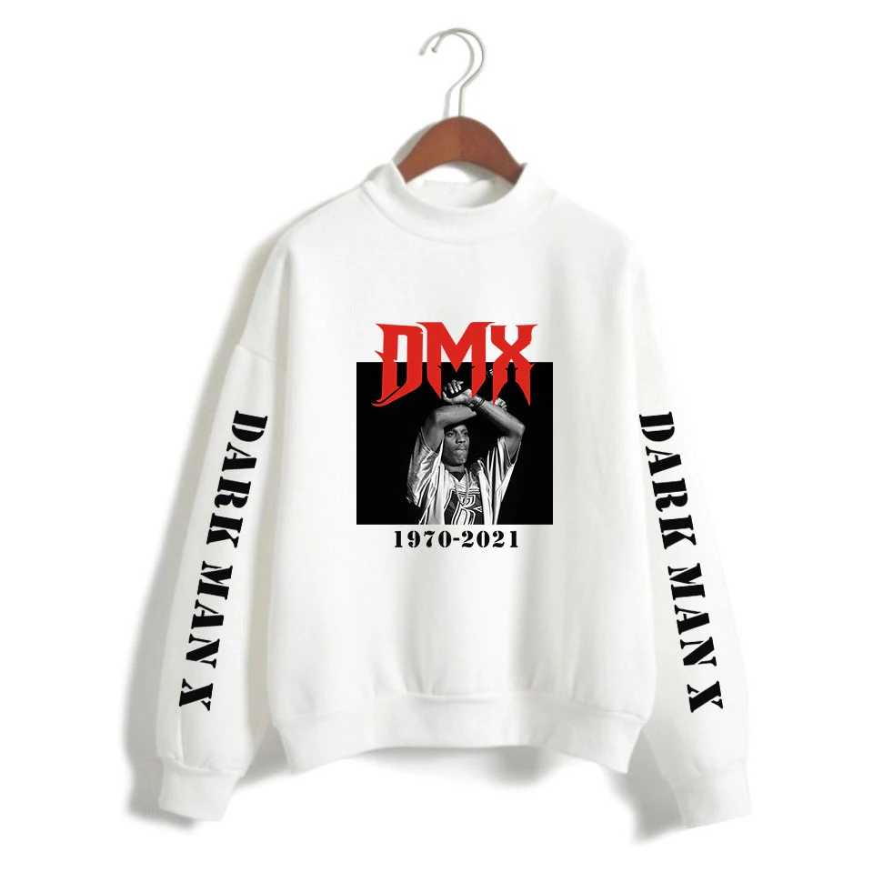 

DMX Tracksuit Unisex Turtleneck Sweatshirt Harajuku Streetwear Women Men's Outwear Fashion Plus Size Clothes Autumn New