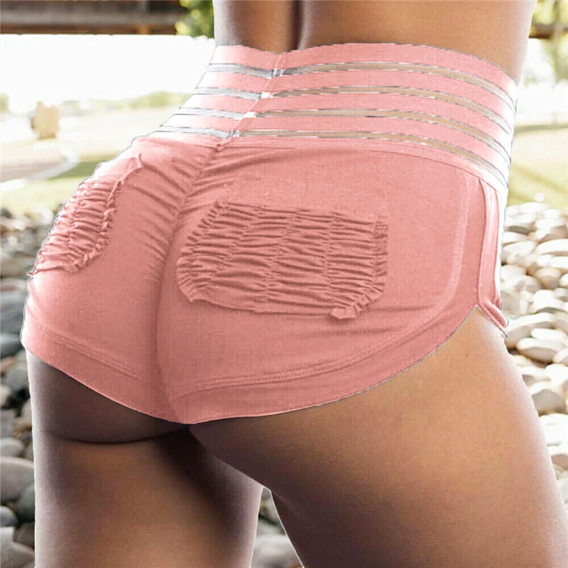 

Women Shorts Elastic High Waist Stretch Hot Shorts Legging FEA889