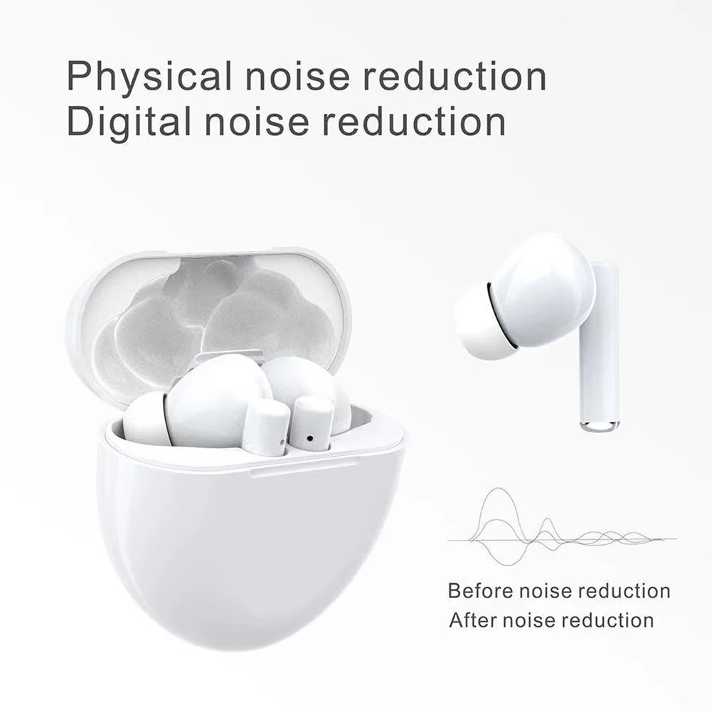 

New Sports Wireless Earbuds Bluetooth Earphones In Ear Earbuds TSPods Waterproof Wireless Headsets with Wireless Charging Case