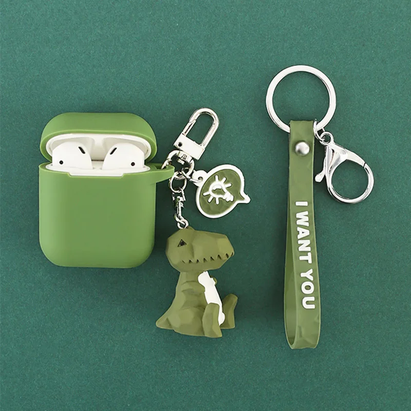 Силиконовый чехол с геометрическим рисунком животных для Apple Airpods аксессуары