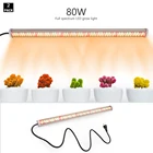 2 шт. светодиодный завод светильник трубки полный спектр теплая лампа для выращивания растений с питанием от источника для небольшого садового семена парниковых гидропоники Системы расти палатку с вилкой