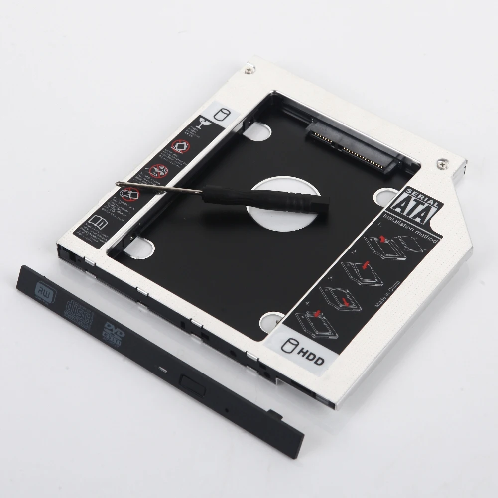 2nd жесткий диск SSD Оптический Caddy рамки адаптер для ноутбука Acer Aspire V5-471 TravelMate P257-M