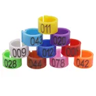 Кольцо для ног с логотипом голубей, 1-100, 10 цветов, наружный диаметр 10 мм, внутренний диаметр 8 мм, аксессуары для птиц, 100 шт.