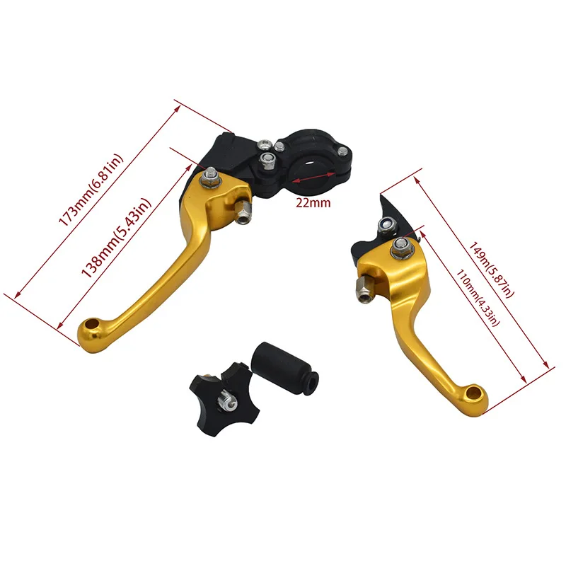 

ATV cross-country motorcycle modified accessories ASV handle anti drop brake handle clutch horn CRF KLX yzf RmZ