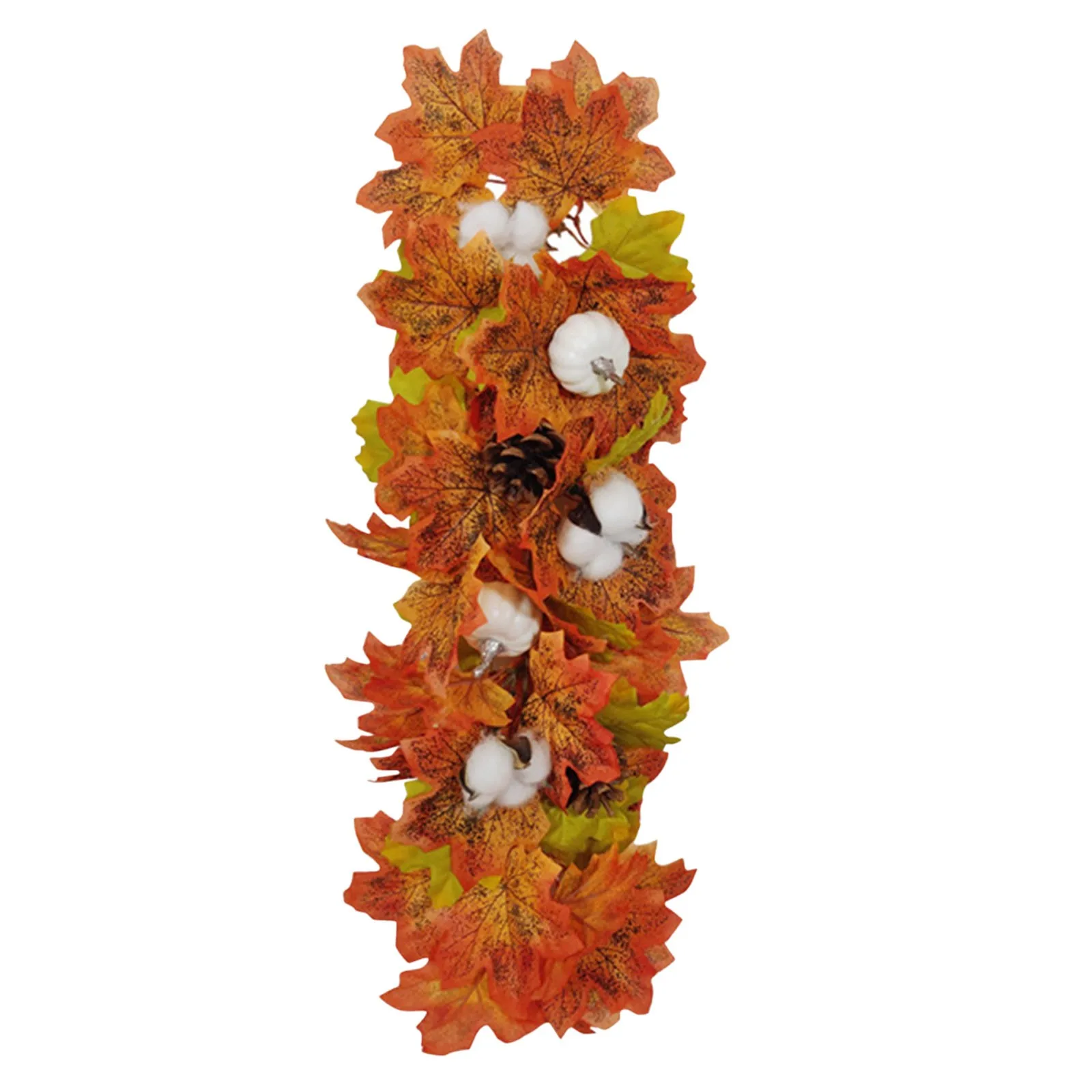 Искусственный Рождественский венок из клена листья ротанга висячие ветки для