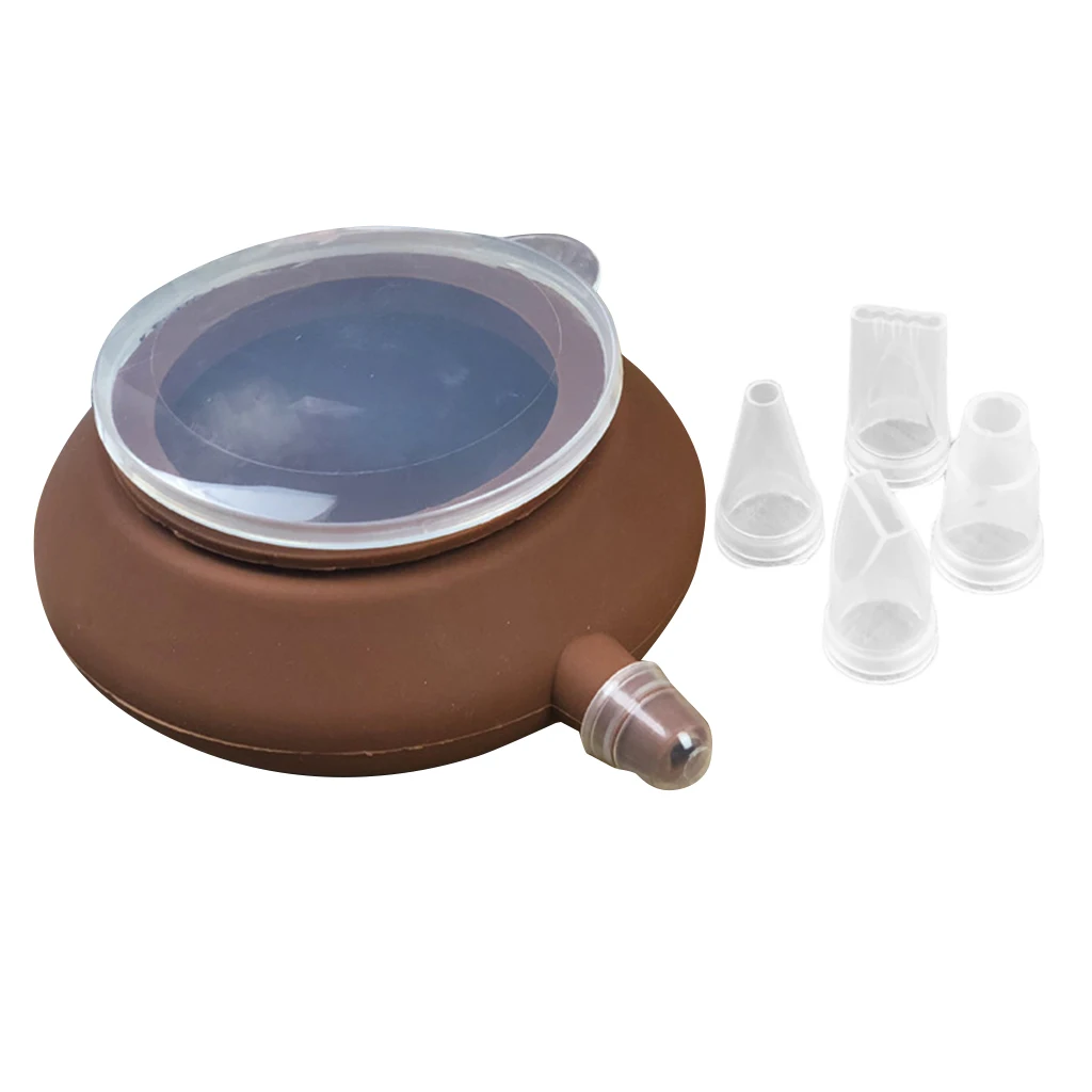 Упаковка 5 насадок для украшения Силиконовое Обледенение труб мешок ручка